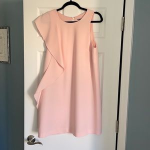 Nordstrom ruffle shoulder dress